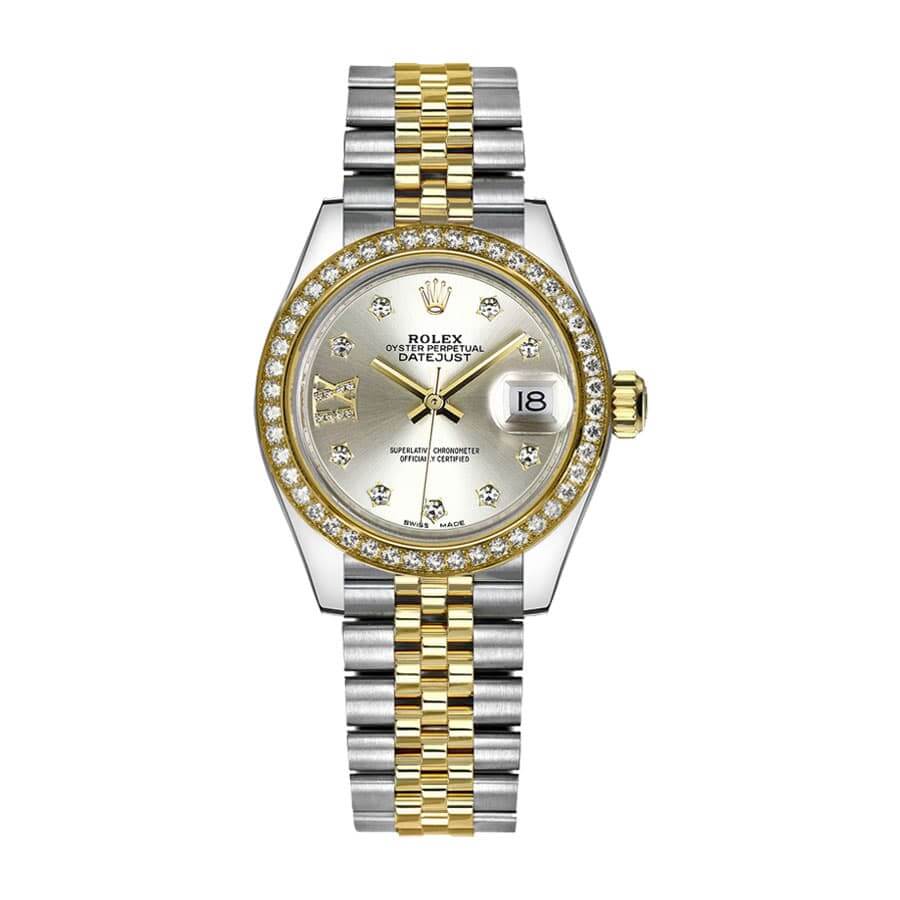 Rolex Datejust 279383RBR-0003 Champagne & Diamond Dial Replica