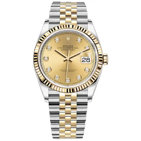 Rolex Datejust 36 Gold 126233 Jubilee Replica