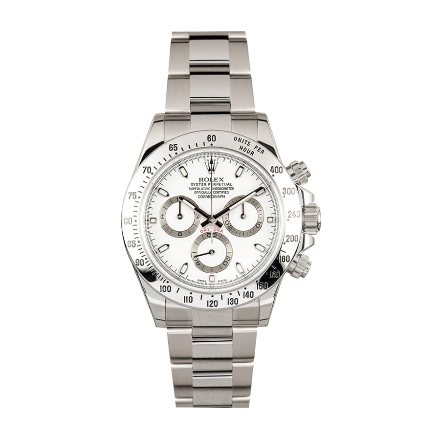 Rolex Daytona White Dial 116520 Replica