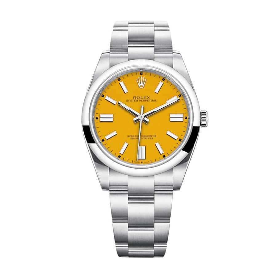 Rolex Oyster Perpetual Orange Dial 124300-0004 Replica