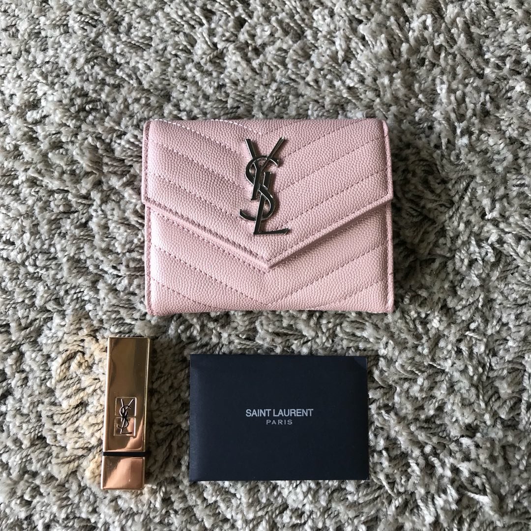 Saint Laurent Handle Bag 13cm Pink – Fapert