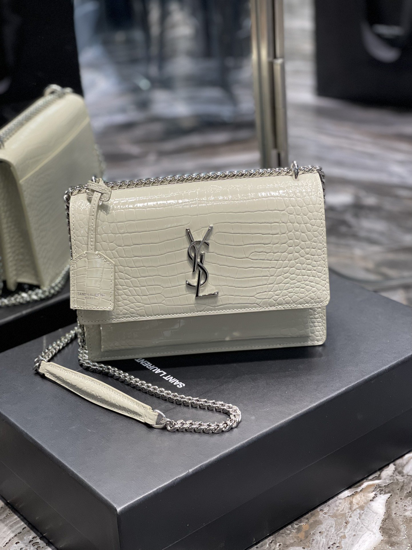 22cm White YSL 442906DND0N9207 – Fapert