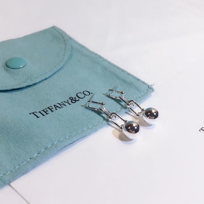 Tiffany & Co Tiffany Graduated Link Drop Earrings Ear Stud 23099