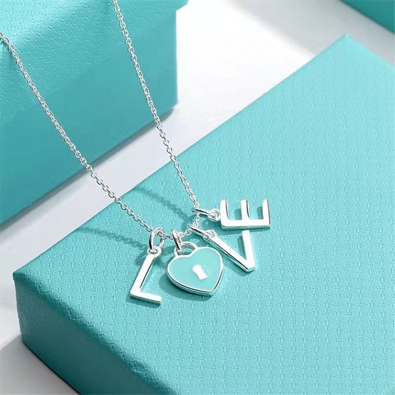 Tiffany and Co Love Pendant Necklace