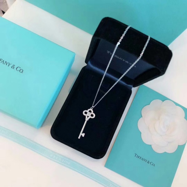 Tiffany & Co Tiffany Mini Key Pendant Necklace 2390